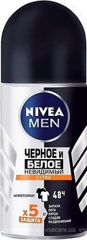 Фото Nivea Men Extra дезодорант-антиперспирант роликовый Черное и белое 50 мл
