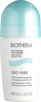 Фото Biotherm Deo Pure антиперспирант-роликовый 75 мл