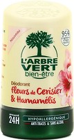Фото L'Arbre Vert дезодорант-роликовый с экстрактами цветов вишни и гамамелиса 50 мл