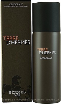 Фото Hermes Terre D'Hermes Man парфюмированный дезодорант-спрей 150 мл