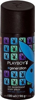 Фото Playboy Generation man парфюмированный дезодорант-спрей 150 мл
