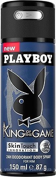 Фото Playboy King of the Game man парфюмированный дезодорант-спрей 150 мл