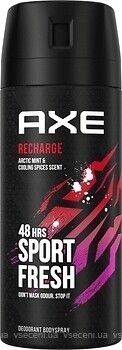 Фото AXE Recharge 48h Sport Fresh Арктическая мята и специи дезодорант-спрей 150 мл