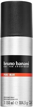 Фото Bruno Banani Pure man парфюмированный дезодорант-спрей 75 мл
