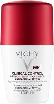 Фото Vichy Clinical Control Deperspirant 96h for woman антиперспирант-роликовый 50 мл