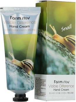 Фото FarmStay Visible Difference Hand Cream Snail крем для рук с муцином улитки 100 мл