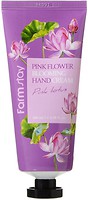 Фото FarmStay Pink Flower Blooming Hand Cream Pink Lotus крем для рук с экстрактом лотоса 100 мл