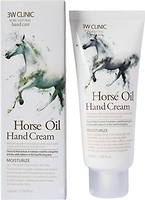 Фото 3W Clinic Moisturizing Horse Oil крем для рук с лошадиным жиром 100 мл