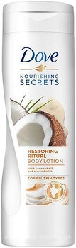 Фото Dove лосьон для тела Кокос и миндальное молочко Nourishing Secrets Restoring Ritual Body Lotion 250 мл