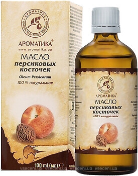 Фото Ароматика растительное масло персиковых косточек Peach Seed Oil 100 мл