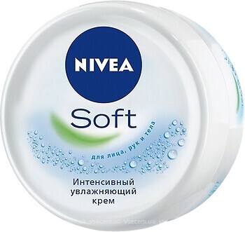 Фото Nivea крем для лица рук и тела интенсивно увлажняющий Soft Intensive Hand And Body Face Cream 200 мл