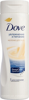 Фото Dove молочко для тела увлажнение и питание для сухой кожи Body Milk Moisturizing And Nourishing For Dry Skin 250 мл