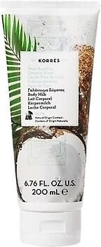 Фото Korres молочко для тела кокосовая вода Body Milk Coconut Water 200 мл