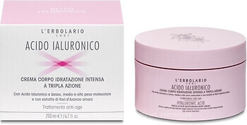 Фото L'Erbolario крем для тела гиалуроновая кислота Body Cream Hyaluronic Acid 200 мл