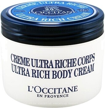 Фото L'Occitane крем для тела Shea Butter Ultra Rich Body Cream 200 мл