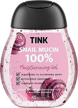 Фото Tink гель для лица и тела Snail Mucin Moisturizing Gel 45 мл