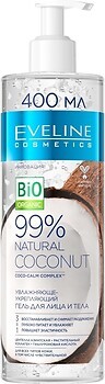 Фото Eveline Cosmetics гель для лица и тела Gel 99% Natural Coconut 400 мл