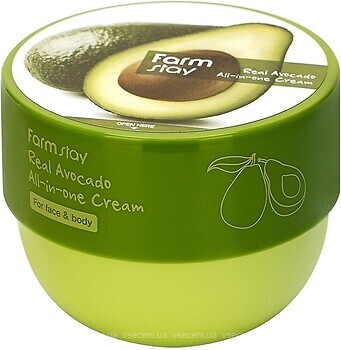 Фото FarmStay крем для лица и тела Real Avocado All-In-One Cream 300 мл