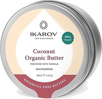 Фото Ikarov органическое кокосовое масло с ванилью Coconut Organic Butter 120 мл