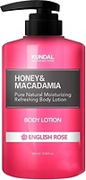 Фото Kundal лосьон для тела Honey & Macadamia Body Lotion English Rose 500 мл