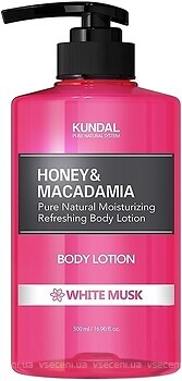 Фото Kundal лосьон для тела Honey & Macadamia Body Lotion White Musk 500 мл