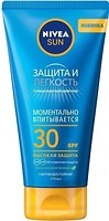 Фото Nivea солнцезащитный крем-гель SPF 30 Защита и легкость 175 мл