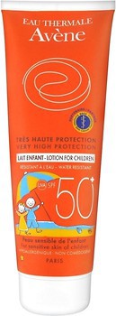 Фото Avene солнцезащитный детский лосьон SPF 50+ для чувствительной кожи 100 мл