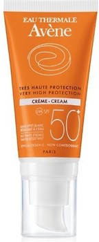Фото Avene солнцезащитный крем для лица Eau Thermale Sun Cream SPF 50+ 50 мл