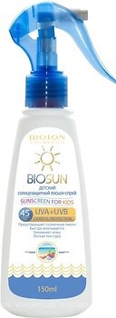 Фото Bioton солнцезащитный лосьон-спрей SPF 45 для детей 150 мл