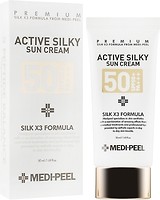 Фото Medi-Peel солнцезащитный крем для лица Active Silky Sun Cream SPF 50+/PA+++ 50 мл