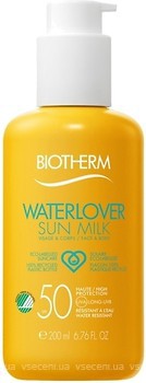Фото Biotherm солнцезащитное молочко Waterlover Sun Milk SPF 50 200 мл