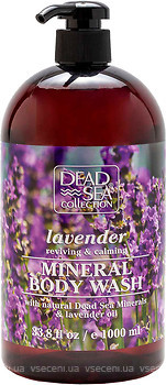 Фото Dead Sea Collection гель для душа с минералами Мертвого моря и маслом лаванды 1 л