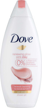 Фото Dove Renewing Glow Pink Clay гель для душа с розовой глиной 250 мл