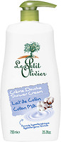 Фото Le Petit Olivier крем для душа Хлопок Молоко Extra Gentle Shower Creams 750 мл