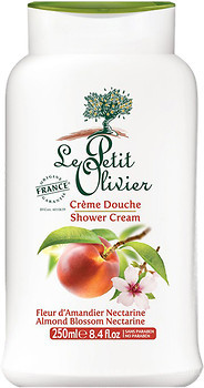 Фото Le Petit Olivier экстра нежный крем для душа Миндальный цветной нектарин Extra Gentle Almond Blossom Nectarine 250 мл