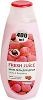 Фото Fresh Juice Litchi & Raspberry крем-гель для душа 400 мл