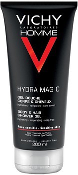 Фото Vichy Homme Hydra Mag C+ гель для душа 200 мл