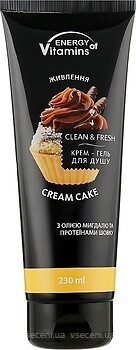 Фото Energy of Vitamins крем-гель для душа Cream Shower Gel Cream Cake 230 мл