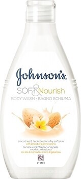 Фото Johnson's гель для душа Soft & Nourish Almond Oil Body Wash 750 мл