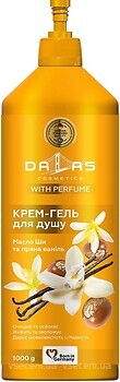 Фото Dallas Cosmetics крем-гель для душу Масло Ши та пряна ваніль 1 кг