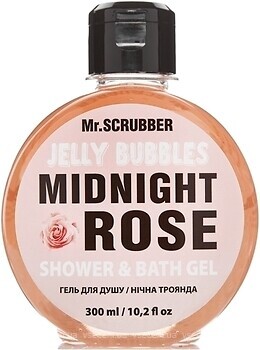 Фото Mr.Scrubber гель для душу Нічна троянда Jelly Bubbles Midnight Rose Shower & Bath Gel 300 мл