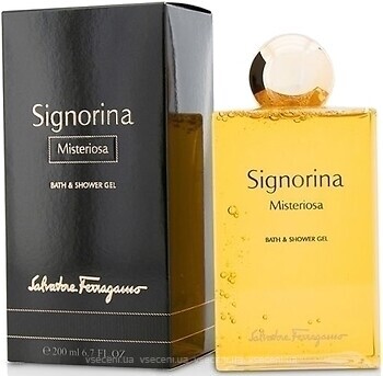 Фото Salvatore Ferragamo гель для душа Signorina Misteriosa Bath & Shower Gel 200 мл