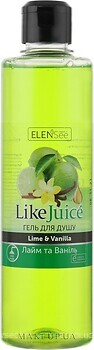 Фото Elenseeгель для душу лайм та ваніль Like Juice Lime & Vanilla 390 мл