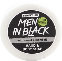 Фото Beauty Jar мыло парфюмированное Men In Black с маслом сладкого миндаля 80 г