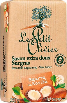 Фото Le Petit Olivier Vegetal Oils Soap Gentle Shea Butter экстра нежное мыло масло ши 250 г