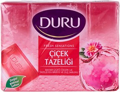 Фото Duru туалетное мыло Fresh Sensations Цветочное облако 4x 150 г