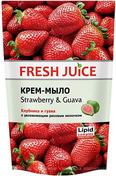 Фото Fresh Juice жидкое крем-мыло Strawberry & Guava д/п 460 мл