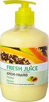 Фото Fresh Juice жидкое крем-мыло Papaya п/б с дозатором 460 мл