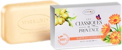 Фото Marigold Natural мыло косметическое Les Classiques de Provence Карите и календула 90 г