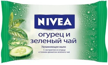 Фото Nivea туалетное мыло Огурец и зеленый чай 90 г